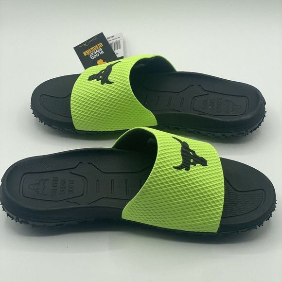 Under Armour Men\'s Project Rock Slides Sandal Lime/Green Size 12 NEW 3025237 main image 7